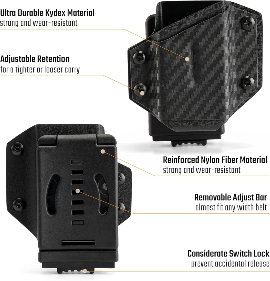 TACTICAL GEEK Kydex Holster für LEATHERMAN Multitool, mit Einstellbare Spannung, Passend für die mei