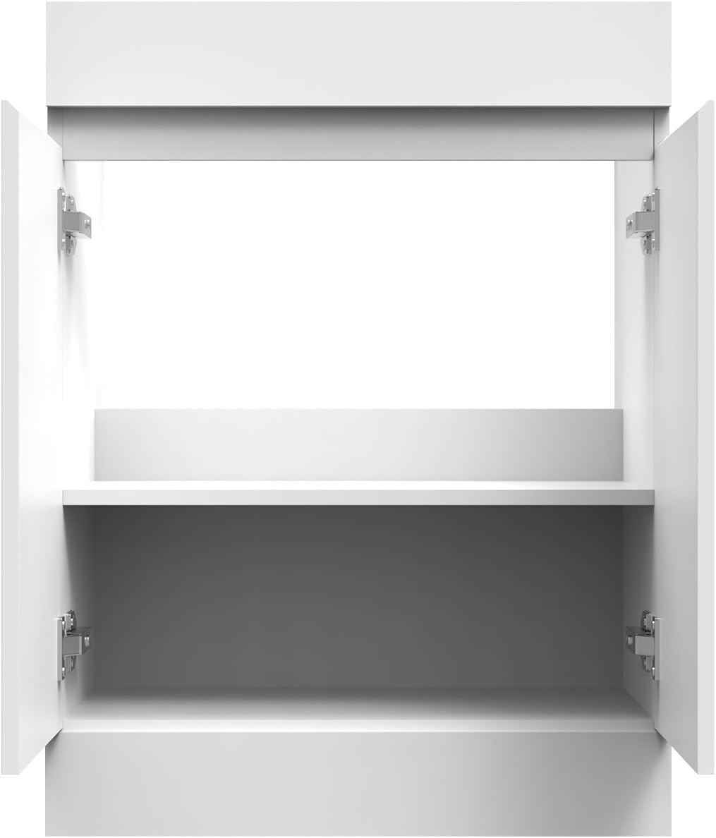 Aica Sanitär Waschbeckenunterschrank 50cm Standschrank Unterschrank Badschrank Waschtischunterschran