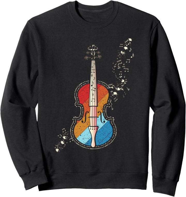 Geige Instrument Musik Note Musiker Spieler Geiger Sweatshirt