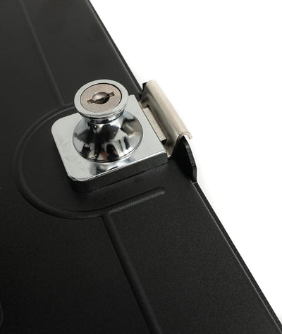 System-S Wand Halterung abschliessbar 360Degree für iPad Pro 12.9" 2018 2020 2021 in Schwarz