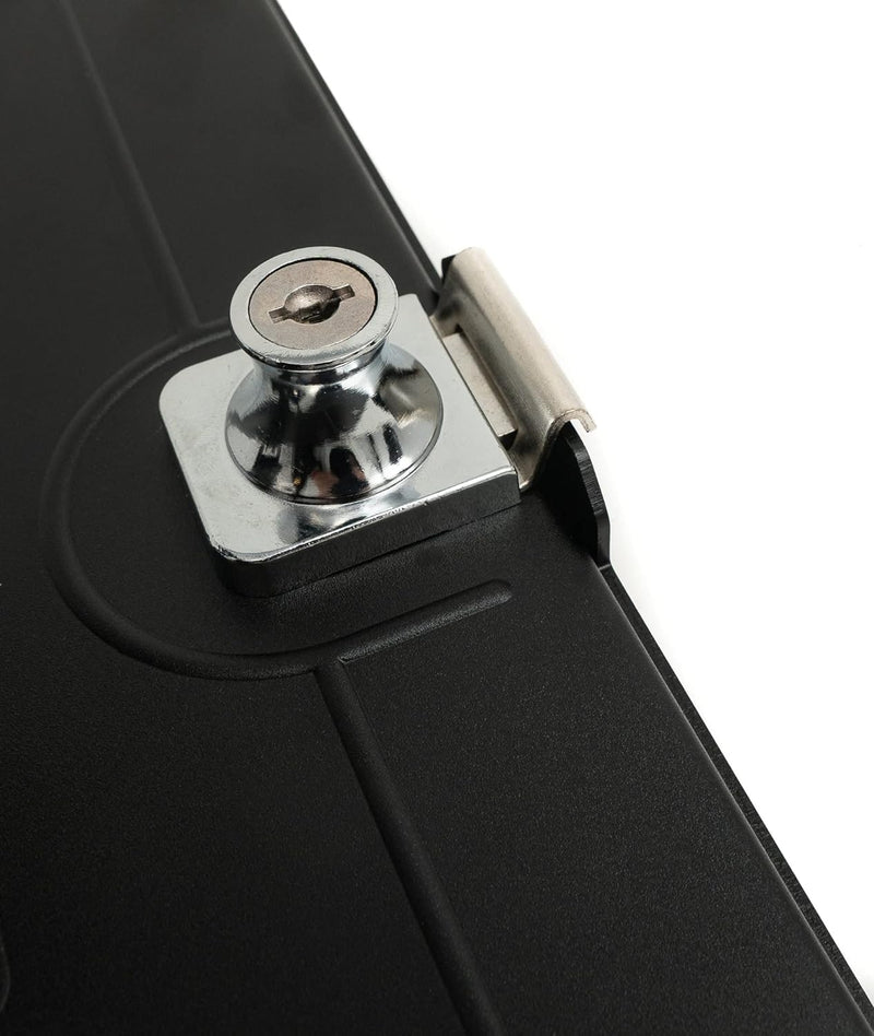 System-S Wand Halterung abschliessbar 360Degree für iPad Pro 12.9" 2018 2020 2021 in Schwarz