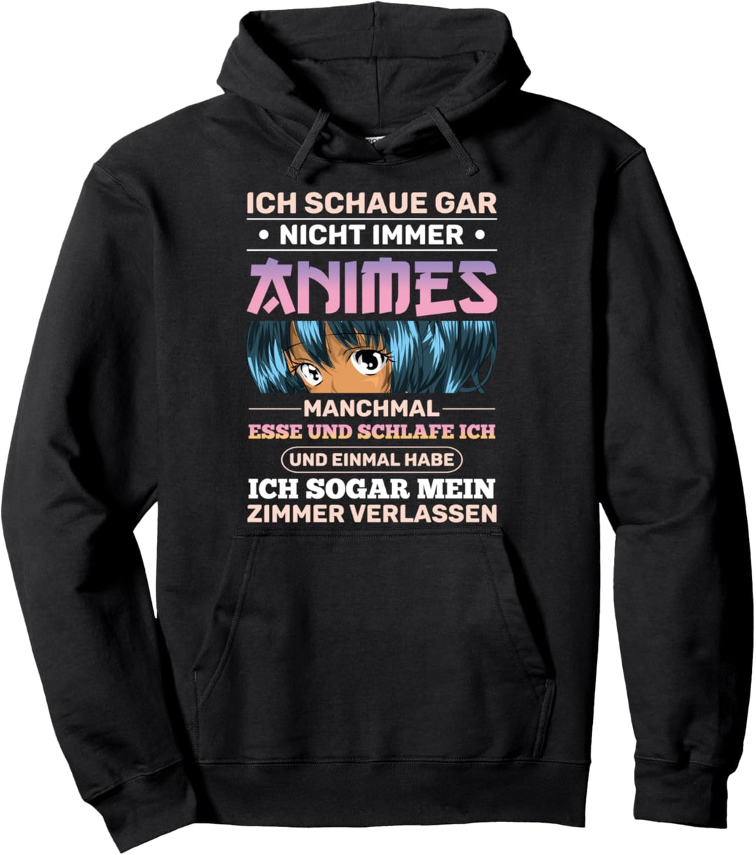 Japanischer Manga Geek Japaner Otaku Lustiges Anime Pullover Hoodie
