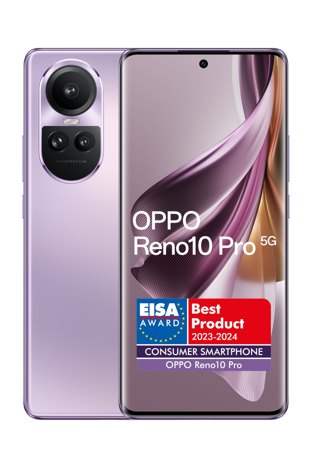 OPPO Reno 10 Pro 5G 17 cm (6.7") Double SIM Android 13 USB Type-C 12 Go 256 Go 4600 mAh Violet