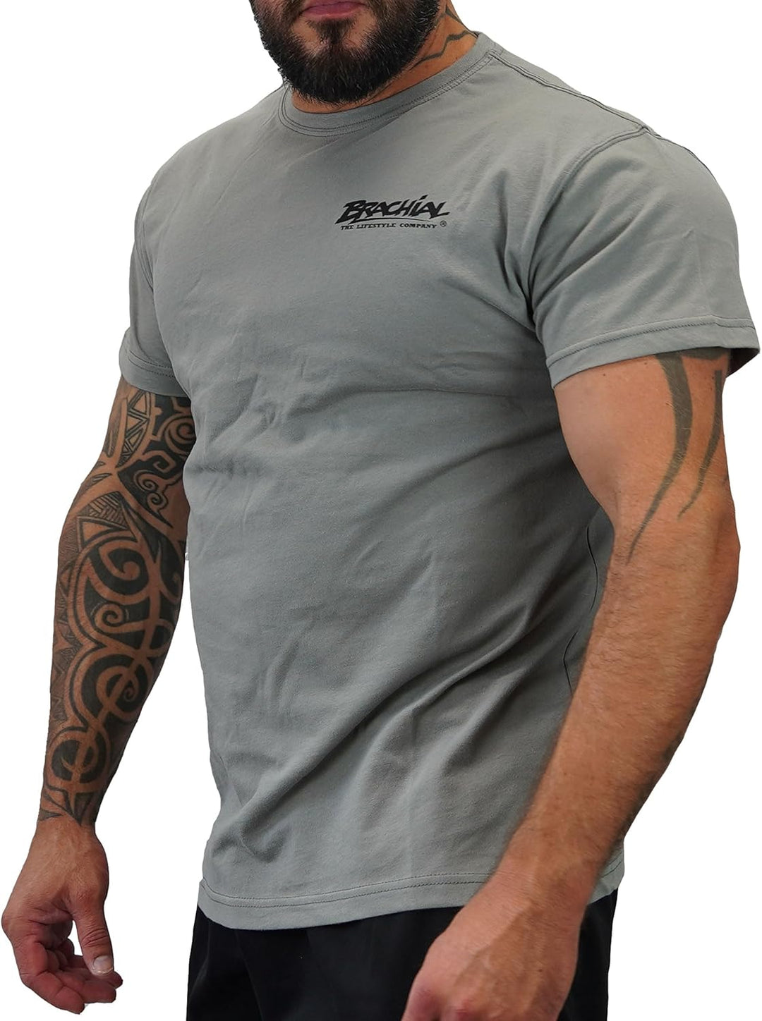 Brachial Premium Herren T-Shirt Core Regular-Fit - für Freizeit Bodybuilding Workout Gym Kraftsport