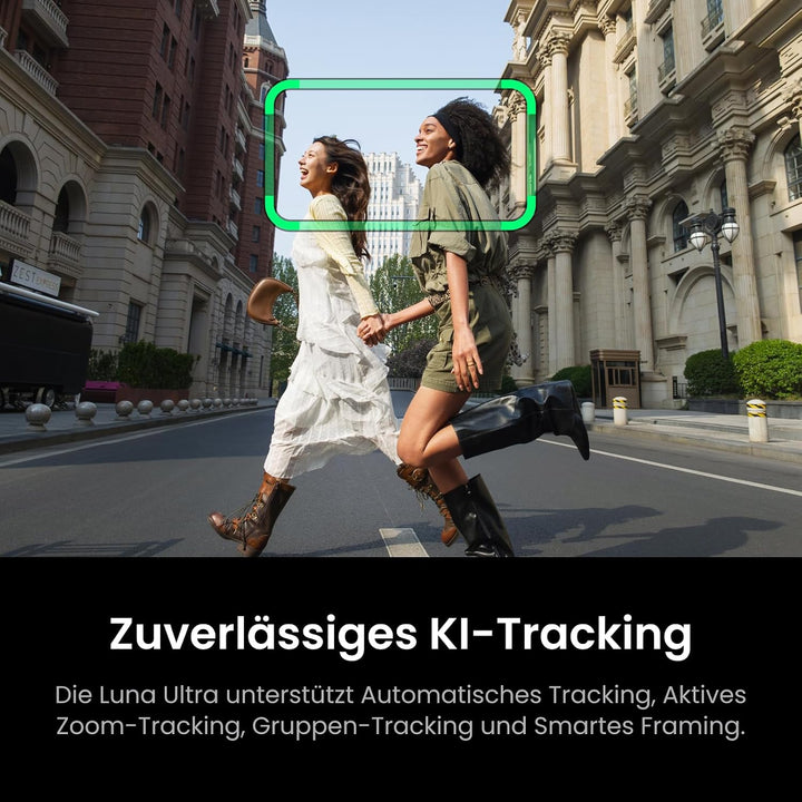 Insta360 Luna Ultra – 8K Vlogging-Kamera mit Zwei Leica Objektiven, 12× Zoom, 1"-Sensor, Abnehmbarer