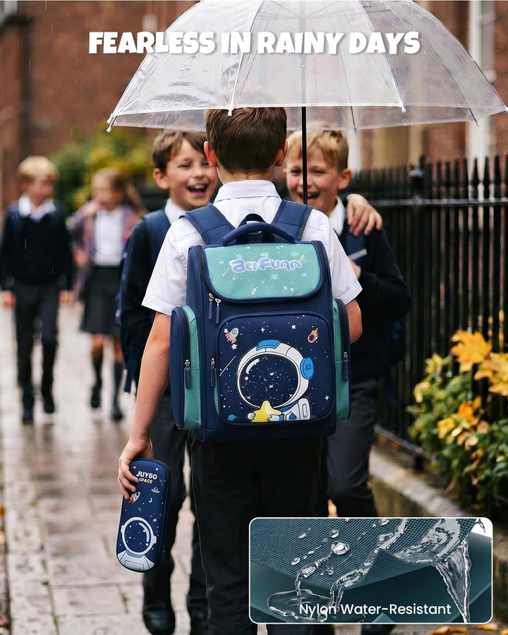 Amythe Schulrucksack Jungen 8-15 Jahre, Wasserdichte Schultasche für 3.-10. Klasse, Kinder Schulranz