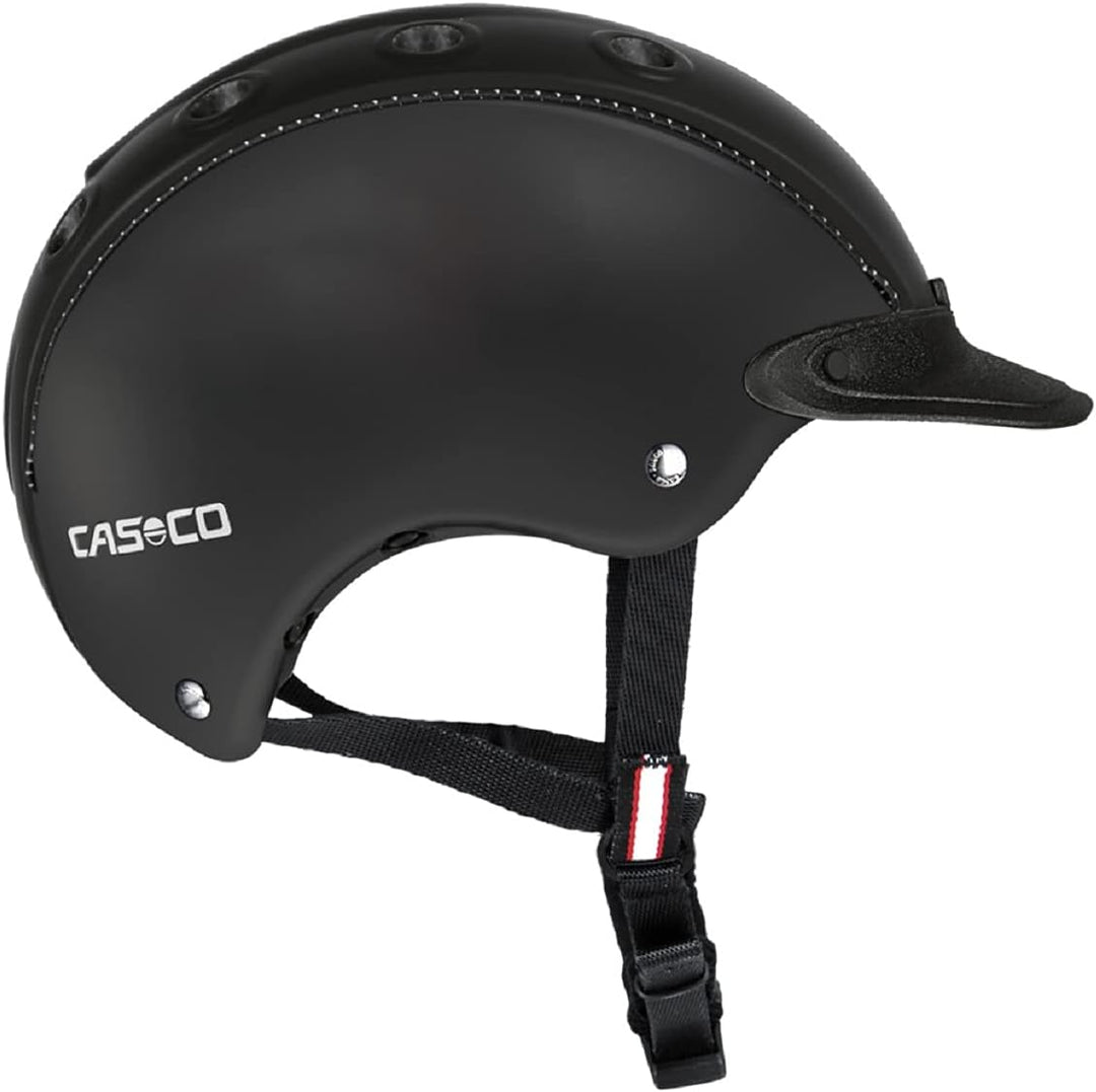 Kinder REIT-, Fahrrad- und Skihelm Choice Turnier schwarz S (52-56cm), Schwarz S (52-56cm)