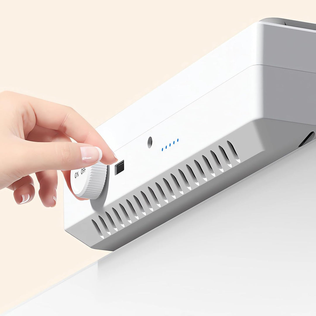 Staubabsaugung für Nägel, FREEUP Professionell Nagelstaubsauger mit filter & Lampe, Leiser Absaugung