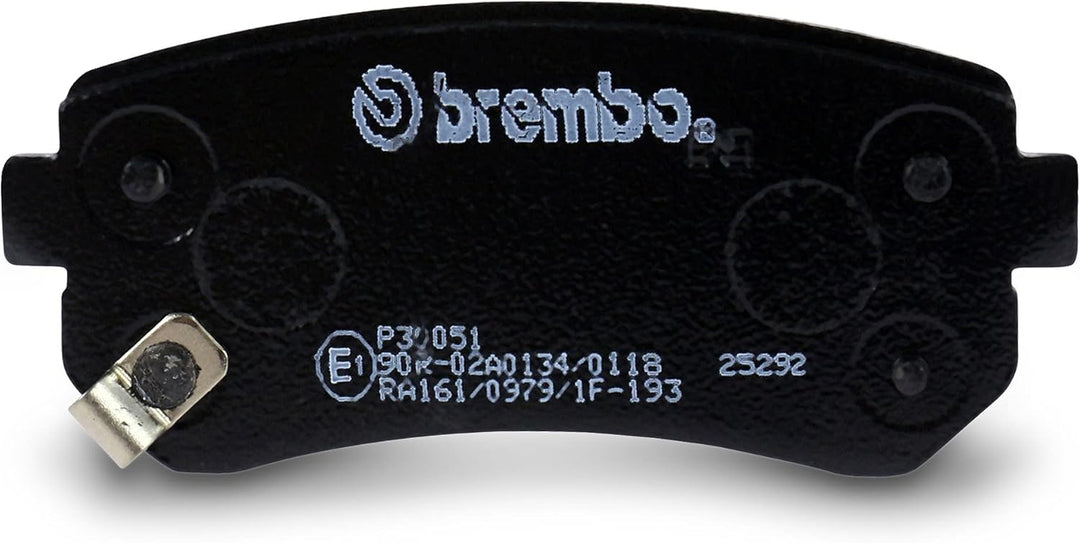 Brembo P30051 Hintere Bremsbeläge, Anzahl 4 Single, Single