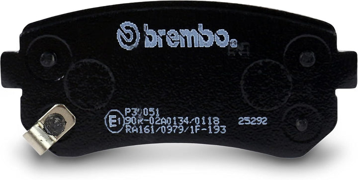 Brembo P30051 Hintere Bremsbeläge, Anzahl 4 Single, Single