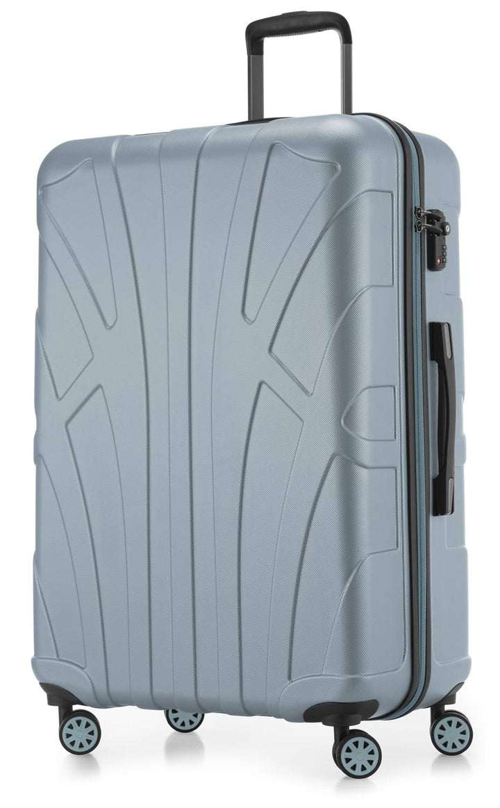 suitline - Grosser Hartschalen-Koffer Koffer Trolley Rollkoffer XL Reisekoffer, TSA, 76 cm, ca. 96-1