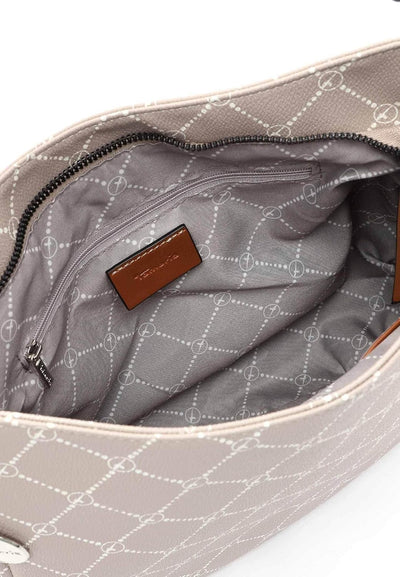 Tamaris Beutel TAS Anastasia 30901 Damen Handtaschen Print taupe 900 Einheitsgrösse Taupe 900, Einhe