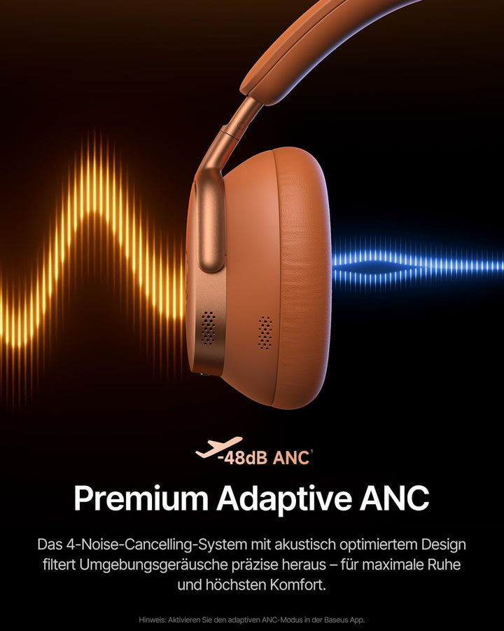 Baseus Inspire XH1 Over-Ear Kopfhörer mit Noise Cancelling, Sound by Bose, Cloud-Komfort, Dolby Audi