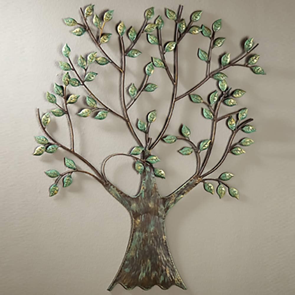Wandrelief 'Baum', 76 cm, naturfarben