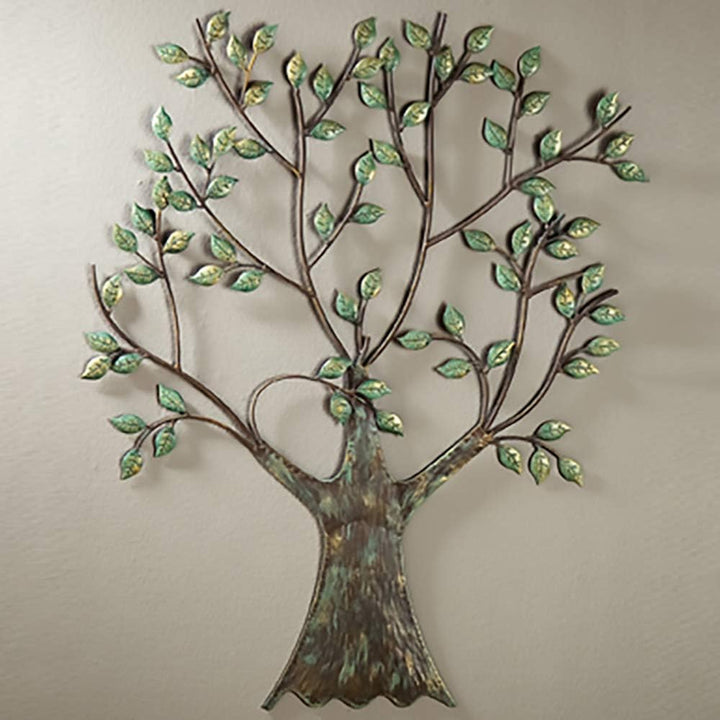 Wandrelief 'Baum', 76 cm, naturfarben
