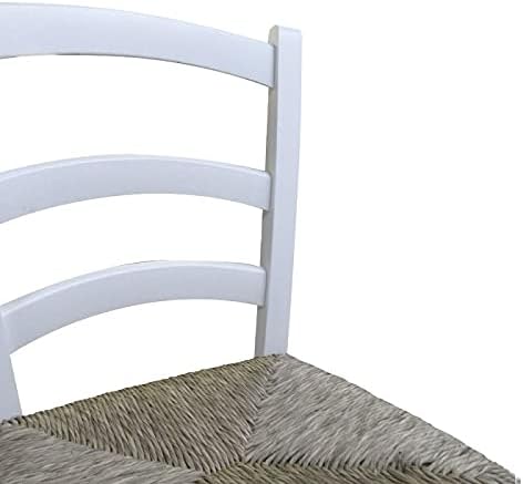 Dmora - Klassischer Holzstuhl, für Esszimmer, Küche oder Wohnzimmer, Made in Italy, 46x42h87 cm, Far