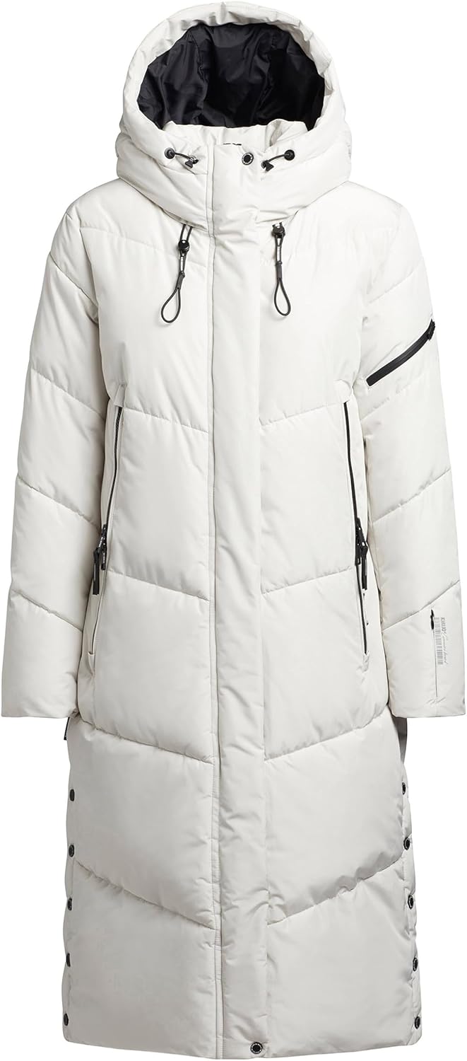 Khujo Sonje5 Frauen Wintermantel rosé Basics, Casual Wear, Streetwear M Weiss, M Weiss