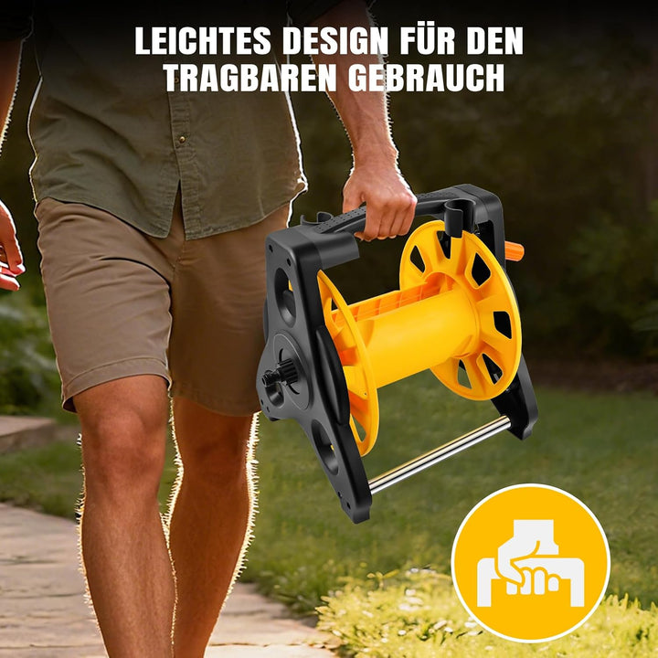 Schlauchaufroller für 5 Bis 35M GartenschläUche, Freistehende Wasserrohrlagerung, Verhindert Verwick