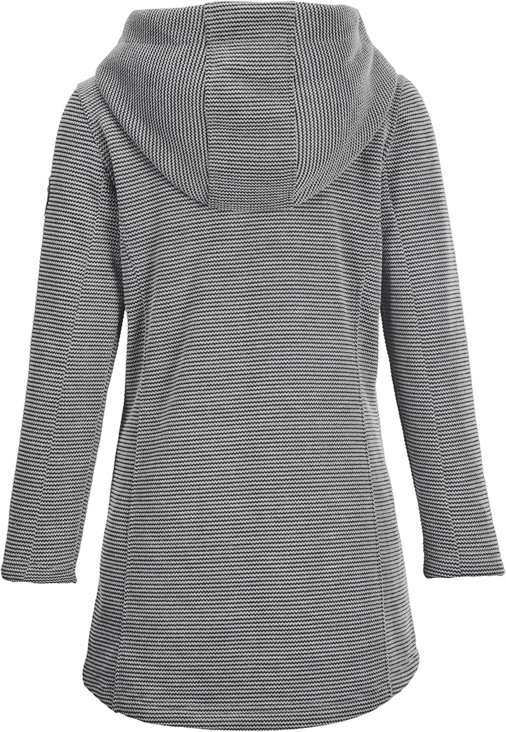 G.I.G.A. DX Damen Gw 54 Wmn Kntflc Prk Casual Strickfleeceparka/Fleecejacke mit Kapuze 36 gebrochene