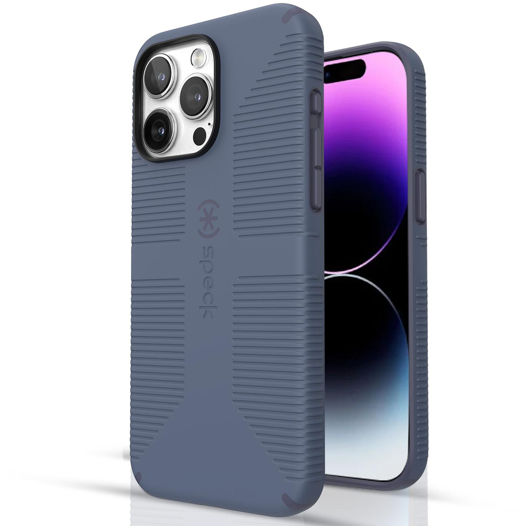 Speck Schutzhülle für iPhone 15 Pro Max – gebaut für MagSafe, Fallschutz, Kratzfest, weich, 17,5 cm