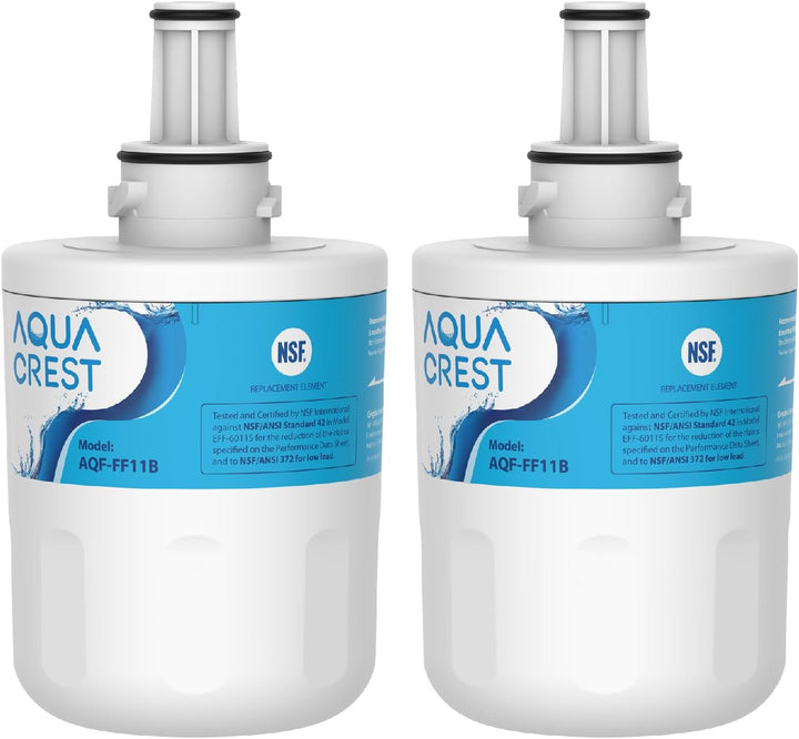 2X AQUACREST DA29-00003G Kühlschrank Wasserfilter, Kompatibel mit Samsung AquaPure Plus DA29-00003G,