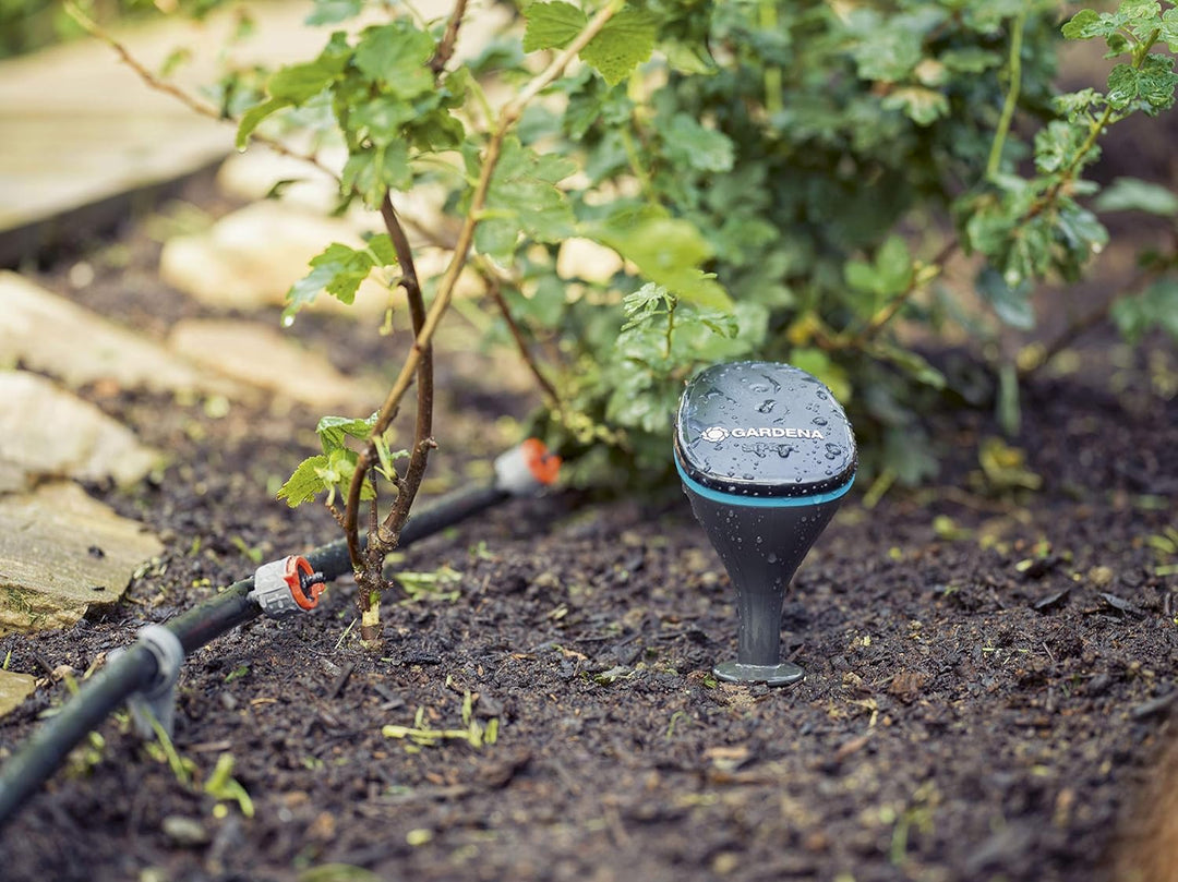 Gardena smart Sensor: misst Bodenfeuchte, Lichtstärke, Aussentemperatur per smart App für iOS und An