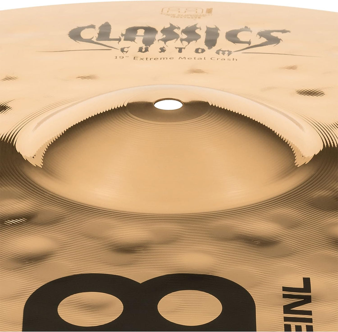 Meinl Cymbals Classics Custom Extreme Metal Crash 19 Zoll (Video) Schlagzeug Becken (48,26cm) B12 Br