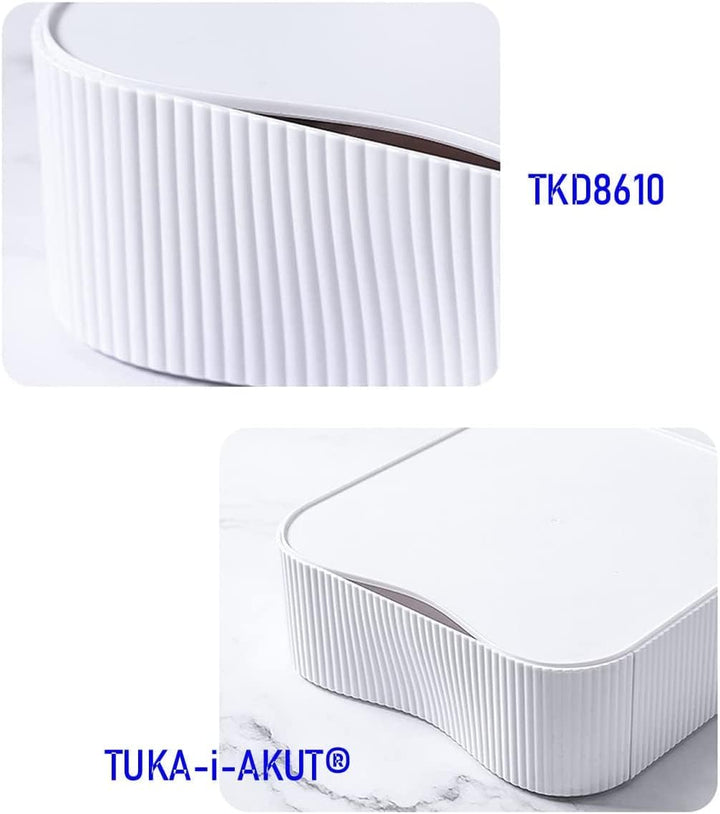 TUKA-i-AKUT [3x Stapelbar Desktop Organizer Schubladenbox Frei Kombinierbar, Schreibtisch Storage Ut