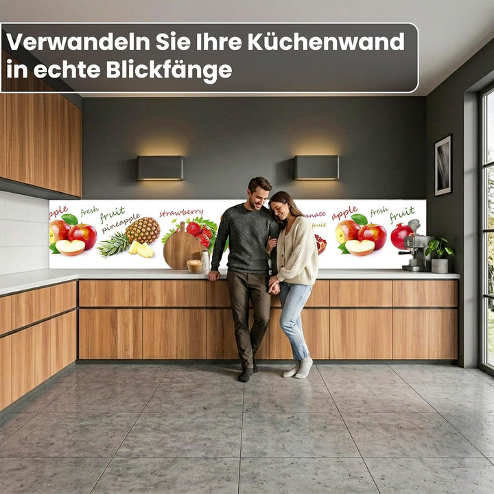 DIMEX Küchenrückwand Folie selbstklebend FRÜCHTE Mix | Klebefolie - Dekofolie - Spritzschutz für Küc
