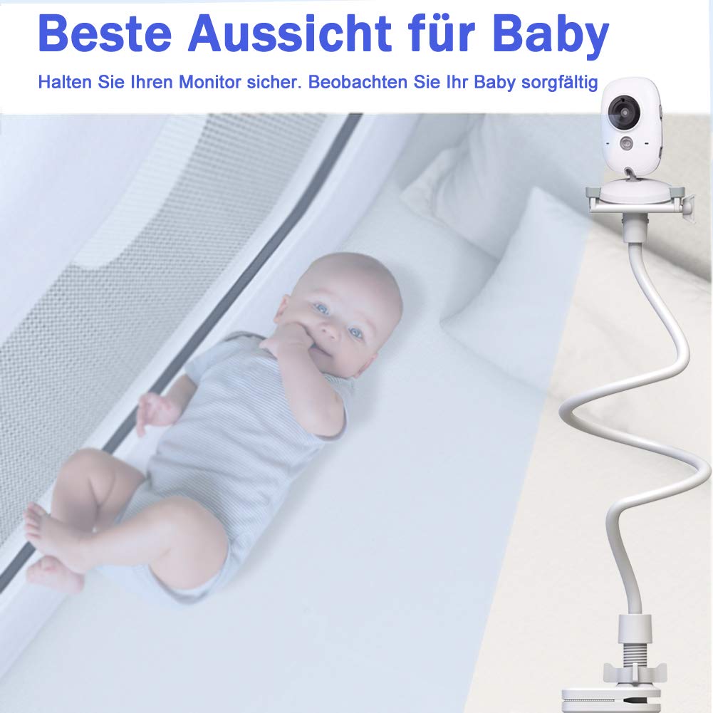 EYSAFT Babyphone Halterung,Kamera Halterung für HelloBaby/momcozy/GHB/Philips Avent/eufy/nooie/Blemi