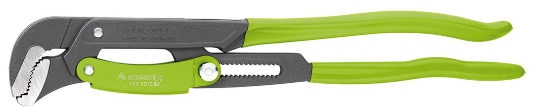 Rennsteig Rohrzange S-Maul 2“ (Zange mit Schnellverstellung, Öffnungsweite 0-70 mm, Länge 560 mm, Ei