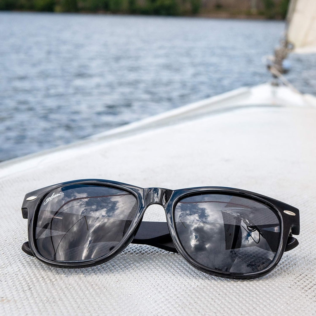 glozzi Sonnenbrille Herren und Damen Holz Polarisiert UV400 mit Holzbügeln und Brillenetui aus Kork