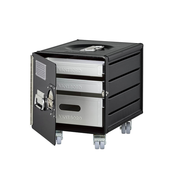 Rollcontainer mit Schubladen, Metallschrank, mobiler Aktenschrank, Schubladenschrank, Industrial Möb