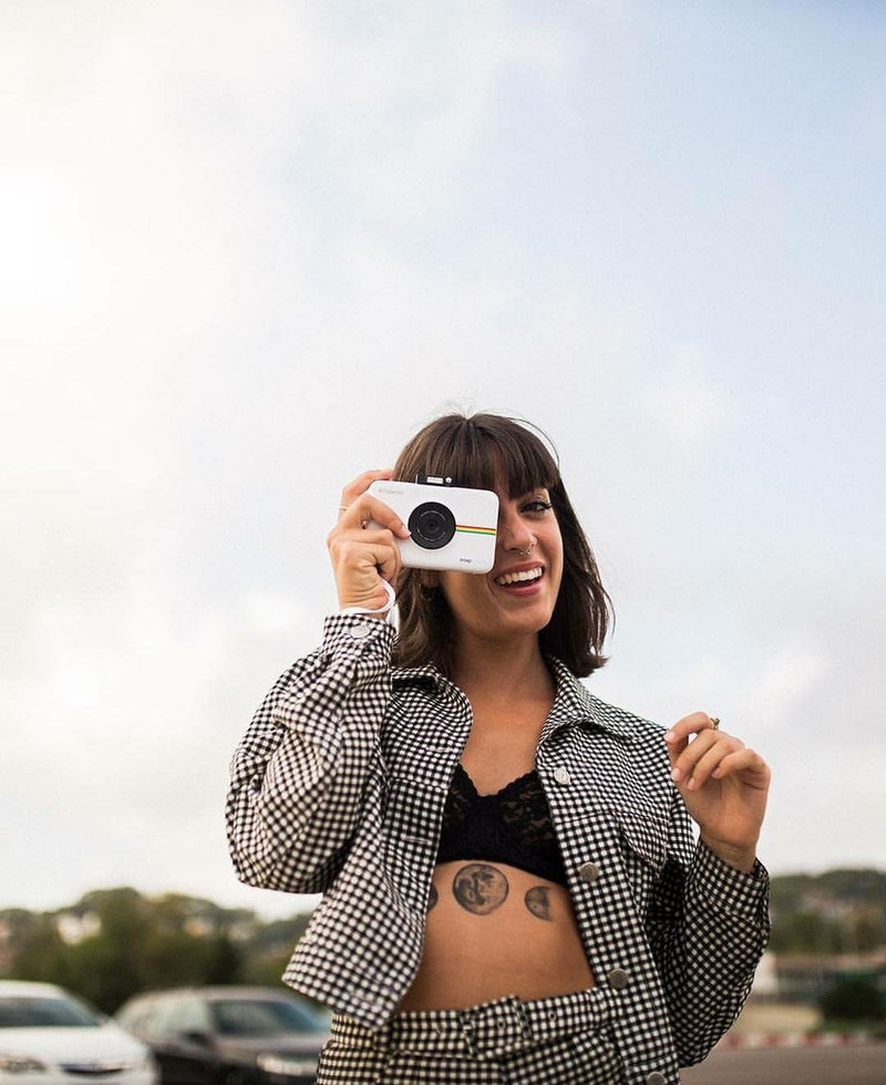 Polaroid Digitale Instant Snap Kamera mit ZINK Zero Ink Technologie, Weiss Weiss Snap Kamera, Weiss