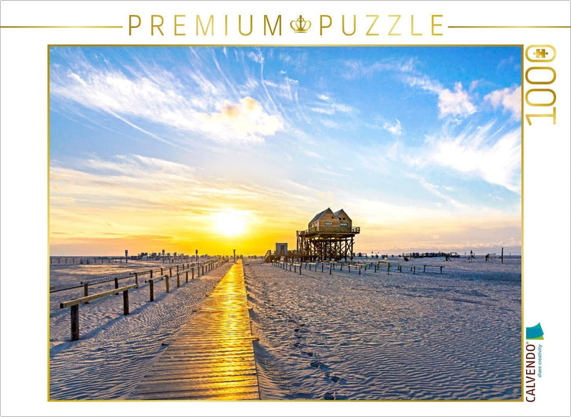 CALVENDO Puzzle Sonnenuntergangsstimmung 1000 Teile Lege-Grösse 64 x 48 cm Foto-Puzzle Bild von Andr