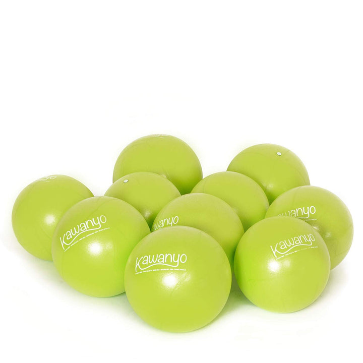 KAWANYO 10er Sparpaket Mobilitybälle 10er Set grün Pilates Mobility