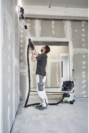 Festool Langhalsschleifer LHS 2 225 EQI-Plus PLANEX (mit Verlängerung, Schlauchclip, Klettverbinder,