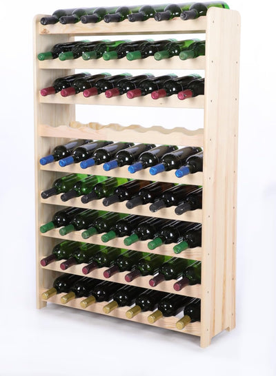Flaschenregal Weinschrank Weinständer Weinregal für 63 Flaschen