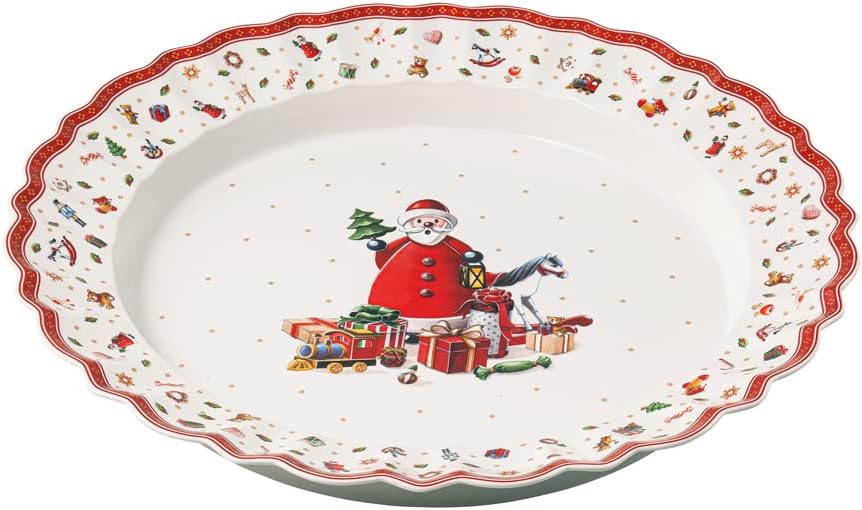 Villeroy & Boch - Toy's Delight Servierplatte, runder Servierteller aus Premium Porzellan, mikrowell