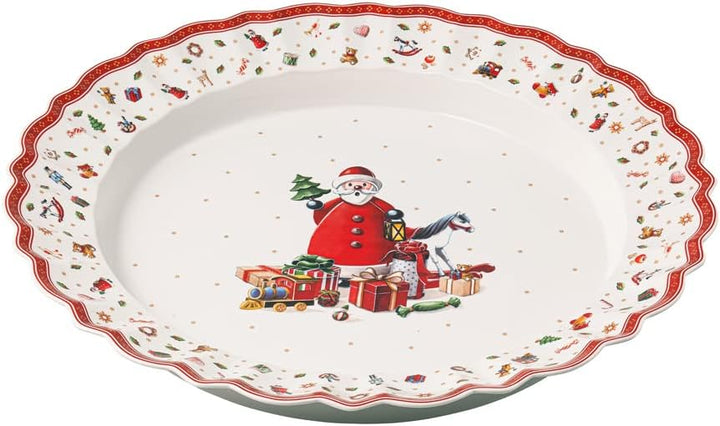 Villeroy & Boch - Toy's Delight Servierplatte, runder Servierteller aus Premium Porzellan, mikrowell