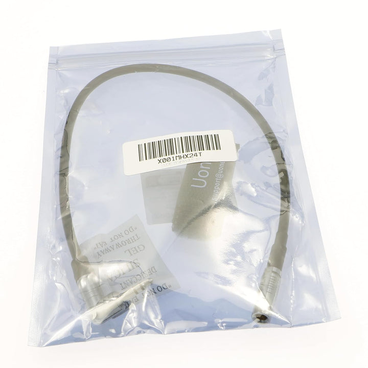 Uonecn Timecode-Kabel DIN 1,0丨2,3 auf 3,5 mm TRS 90 Grad Zeitcode-Kabel für Canon R5C Tentakel Sync
