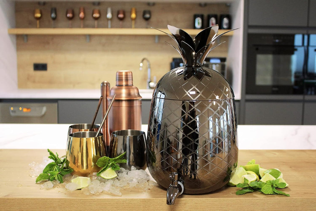 Echtwerk Weingläser, 6-tlg Rotweingläser, Trinkbecher aus Edelstahl, Unzerbrechliche Trinkgläser, Br