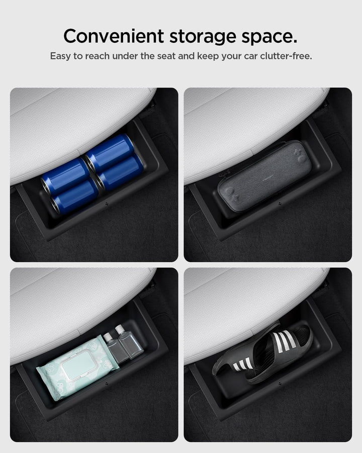 Spigen Tesla Model Y Juniper (Standard/Premium/Performance 2025–2026) Untersitz-Aufbewahrungsbox [1e