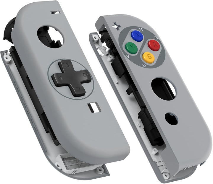 eXtremeRate NS Joycon Hülle & Tasten, DIY-Ersatz Gehäuse Case Grips Skin Shell & Knöpfe Buttons Umba