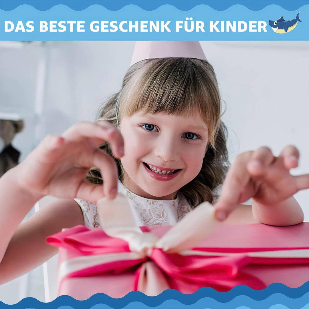JHCHA Plüschtier mit grossem Hai, Plüschtier, Kissen, Schlafzimmer-Sofa-Dekoration, Kissen für Bett,