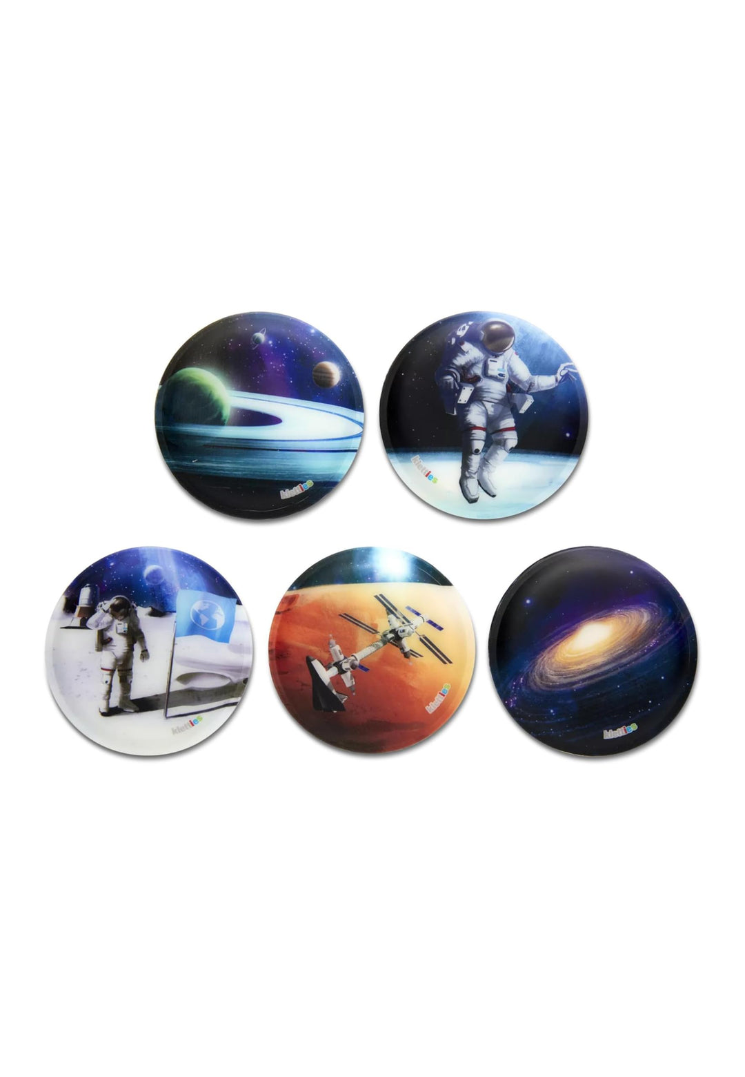 ergobag Klettie Set Motivwelt Themenwelt Klettflächen Sammelspass Individualisierung Universum - Bun
