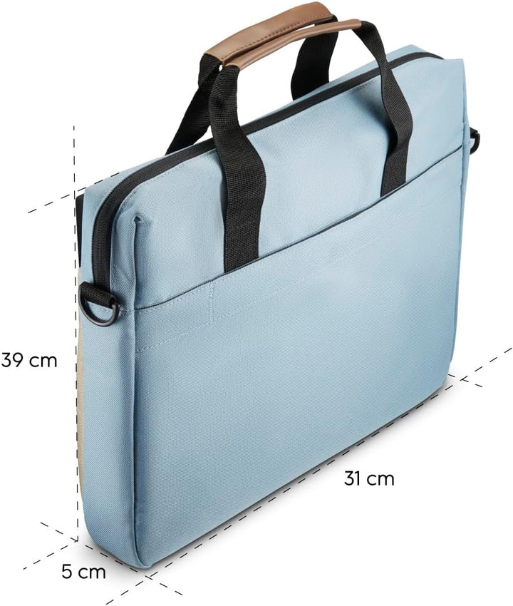 Hama Laptop-Tasche Silvan, nachhaltig, von 34-36 cm (13,3"- 14,1"), Hellblau