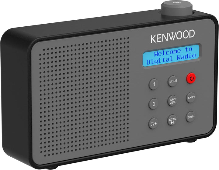 Kenwood CR-M25DAB-H - Tragbares DAB+ Radio mit Bluetooth, Automatic Safety Alert (ASA), Li-Ion Akku