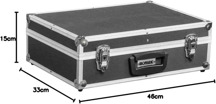 Ironside Alu-Werkzeugkoffer, schwarz Schwarz 460 x 330 x 150 mm, Schwarz 460 x 330 x 150 mm