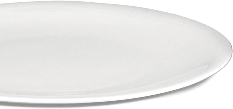 Alessi "All Time", 4 Stück, Speiseteller aus Bone China, Weiss, 27 centimeters Dining, Dining